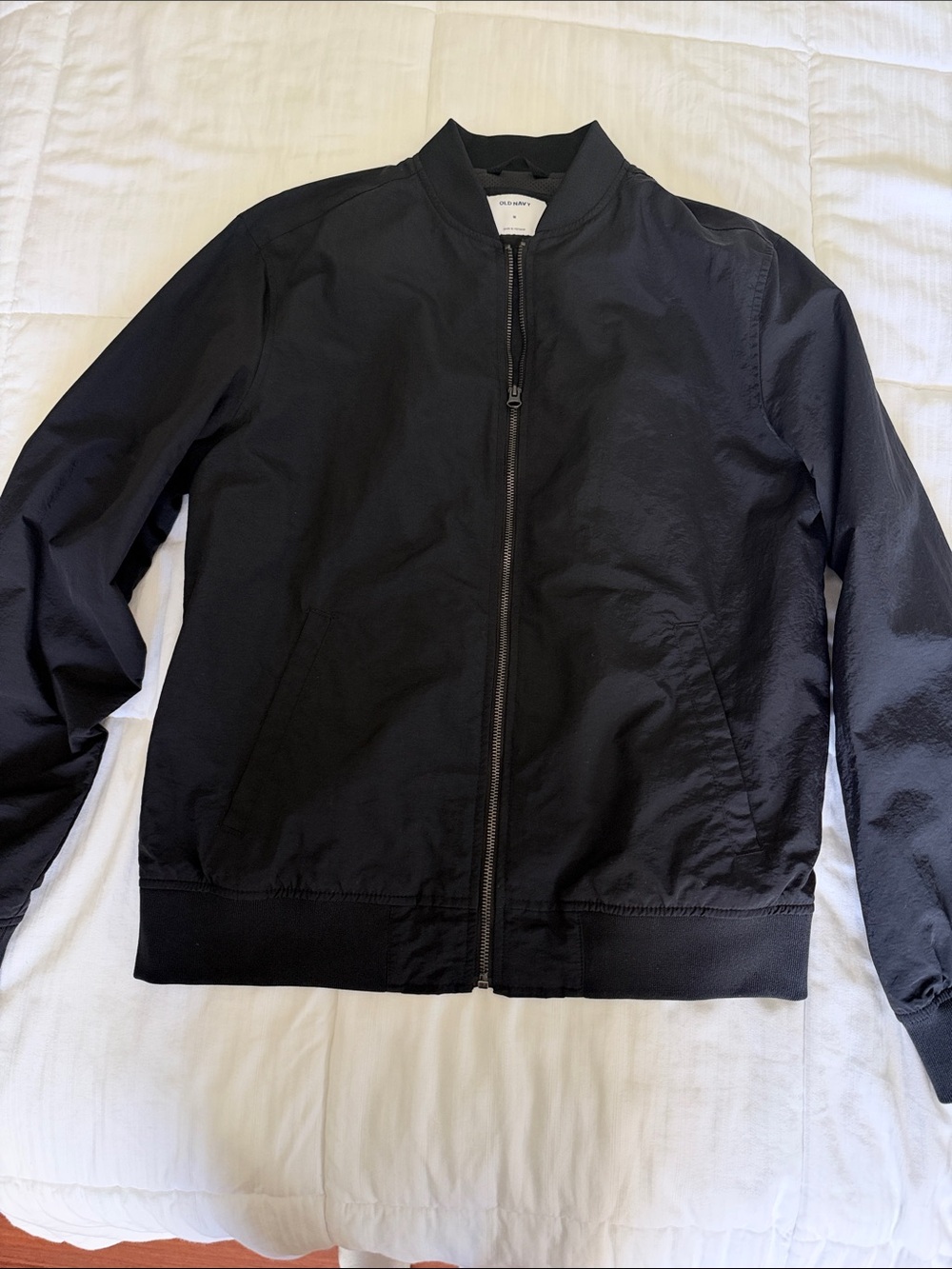 NWOT Old Navy Black Bomber Jacket